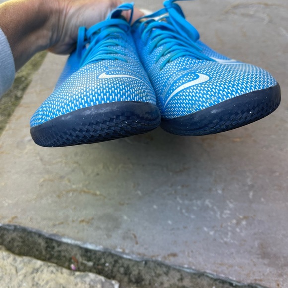 NIKE MERCURIAL VAPOR 13 ACADEMY INDOOR BOOTS - BLUE/WHITE - Picture 8 of 11